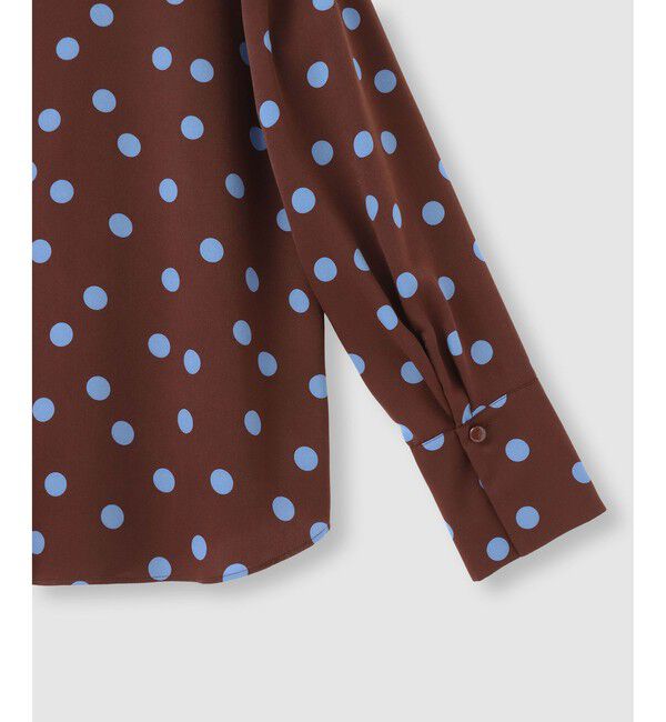 allureville「コインドットナロータイブラウス」|シャツ・ブラウス|