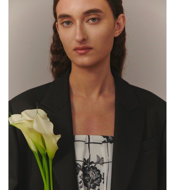 LOULOU WILLOUGHBY「【LOULOU WILLOUGHBY】ヴィスコースブレンドツイルチェスターコート」|ダッフルコート|