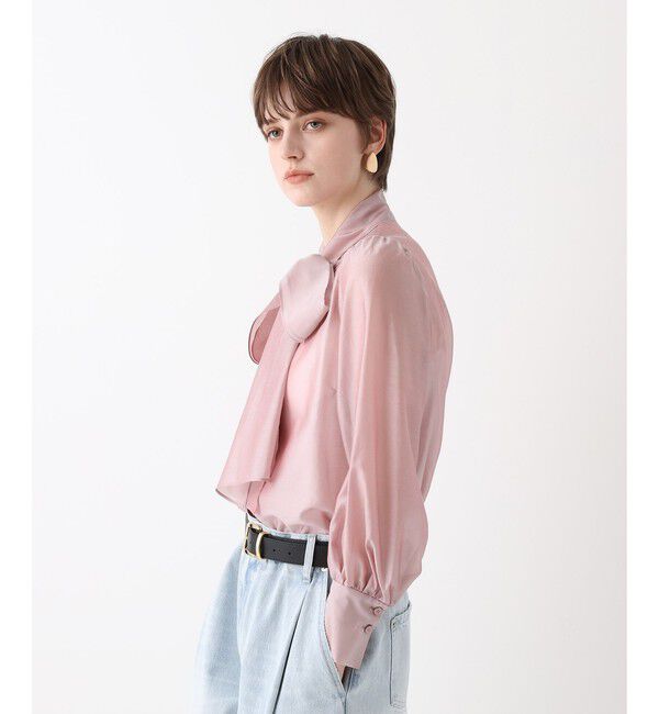 allureville「オーガンザボウブラウス」|シャツ・ブラウス|