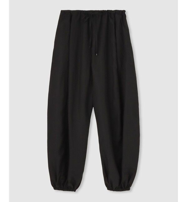 allureville「フィブリルポプリンバルーンパンツ」|チノ|ブラック