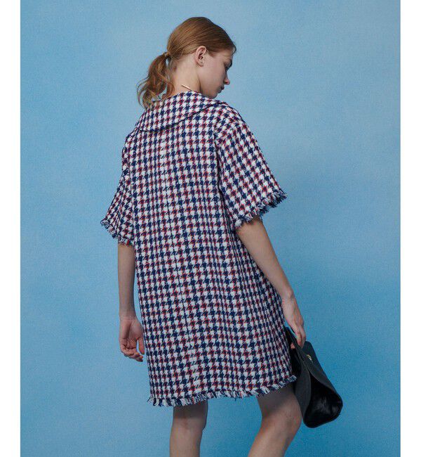 LOULOU WILLOUGHBY「【LOULOU WILLOUGHBY】トリコロールツイードワンピース」|チュニック|
