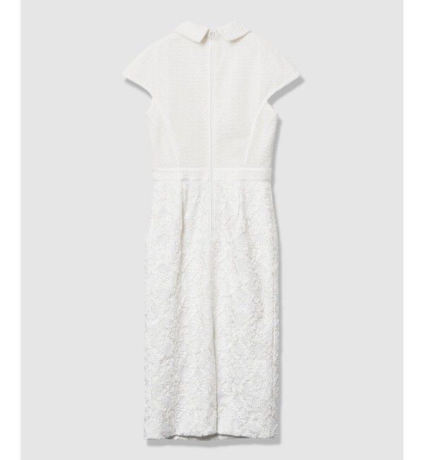 LOULOU WILLOUGHBY「【LOULOU WILLOUGHBY】コード刺繍ドッキングワンピース」|ドレス|