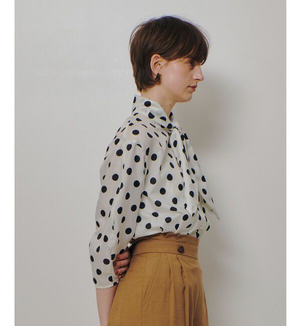 allureville「ポルカドットブラウス」|シャツ・ブラウス|