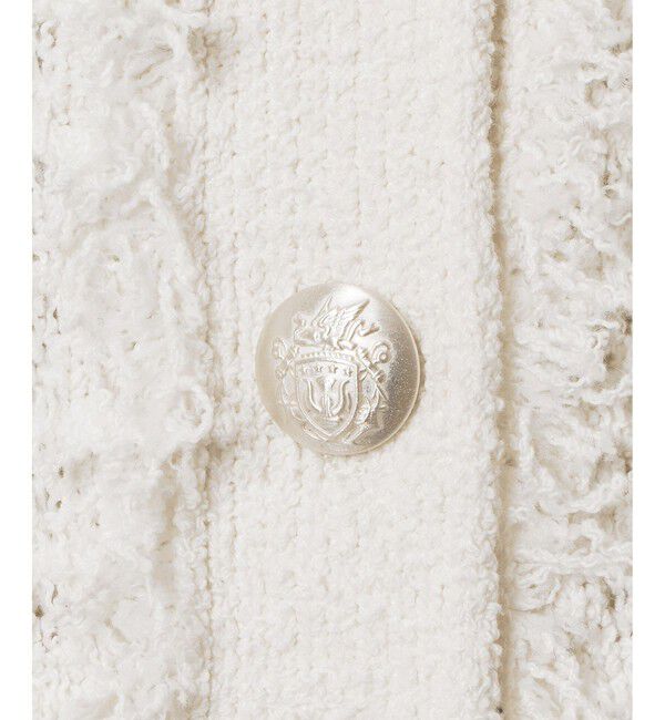 allureville「ニットツイードジャケット」|カーディガン|