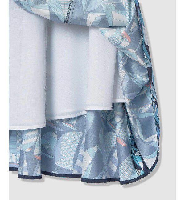 LOULOU WILLOUGHBY「WEB・博多阪急限定【LOULOU WILLOUGHBY】RATTI マリーナプリントフレアスカート」|スカート|