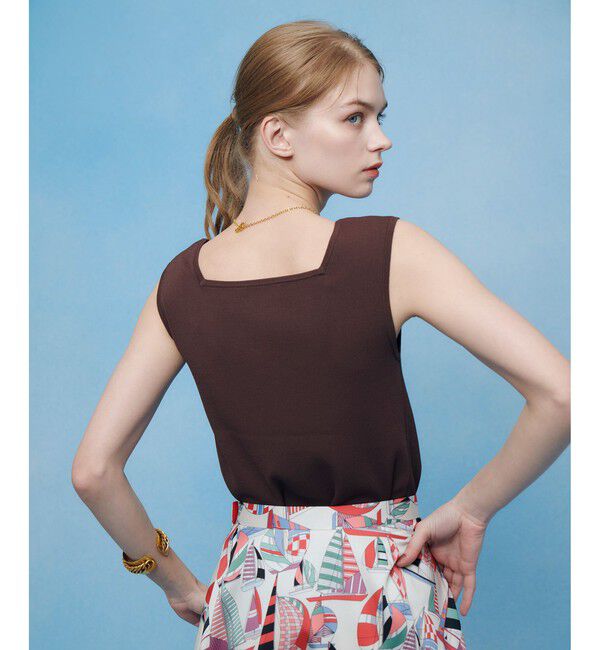 LOULOU WILLOUGHBY「【LOULOU WILLOUGHBY】スクエアタンクトップ」|タンクトップ|