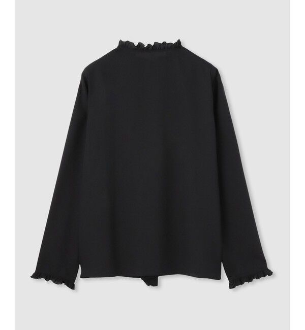 LOULOU WILLOUGHBY「【LOULOU WILLOUGHBY】ヘムフリルドレープブラウス」|シャツ・ブラウス|