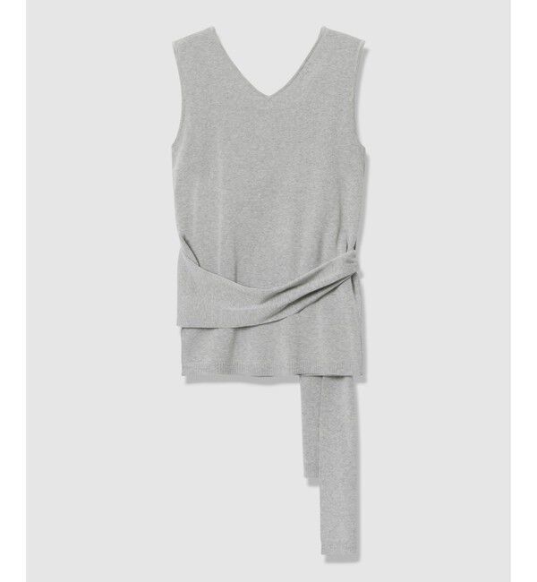 allureville「【ATELIER Line】コットンシルクリネンタンクトップ」|ニット・セーター|