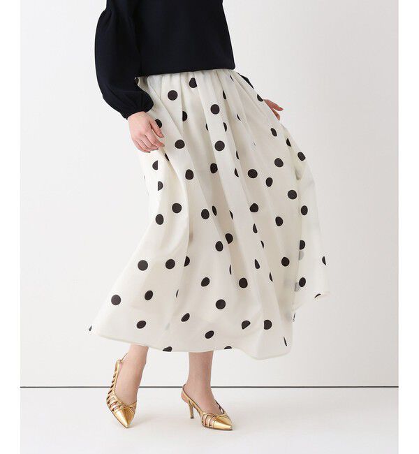 allureville「ポルカドットスカート」|スカート|