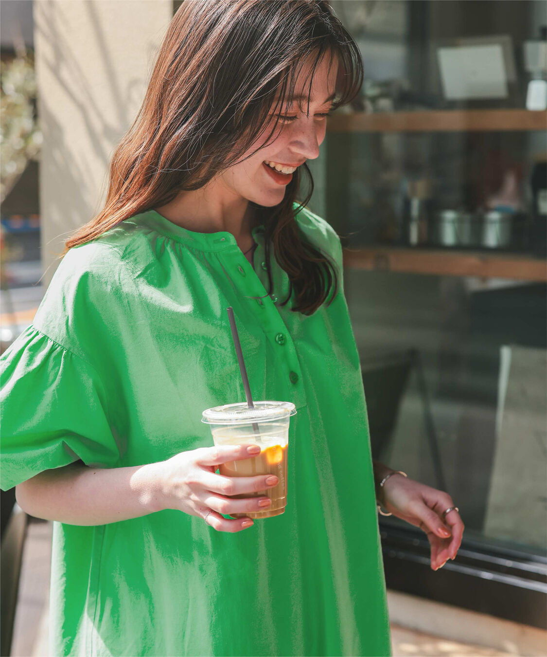 titivate「カフタンシャツワンピース」|ワンピース|