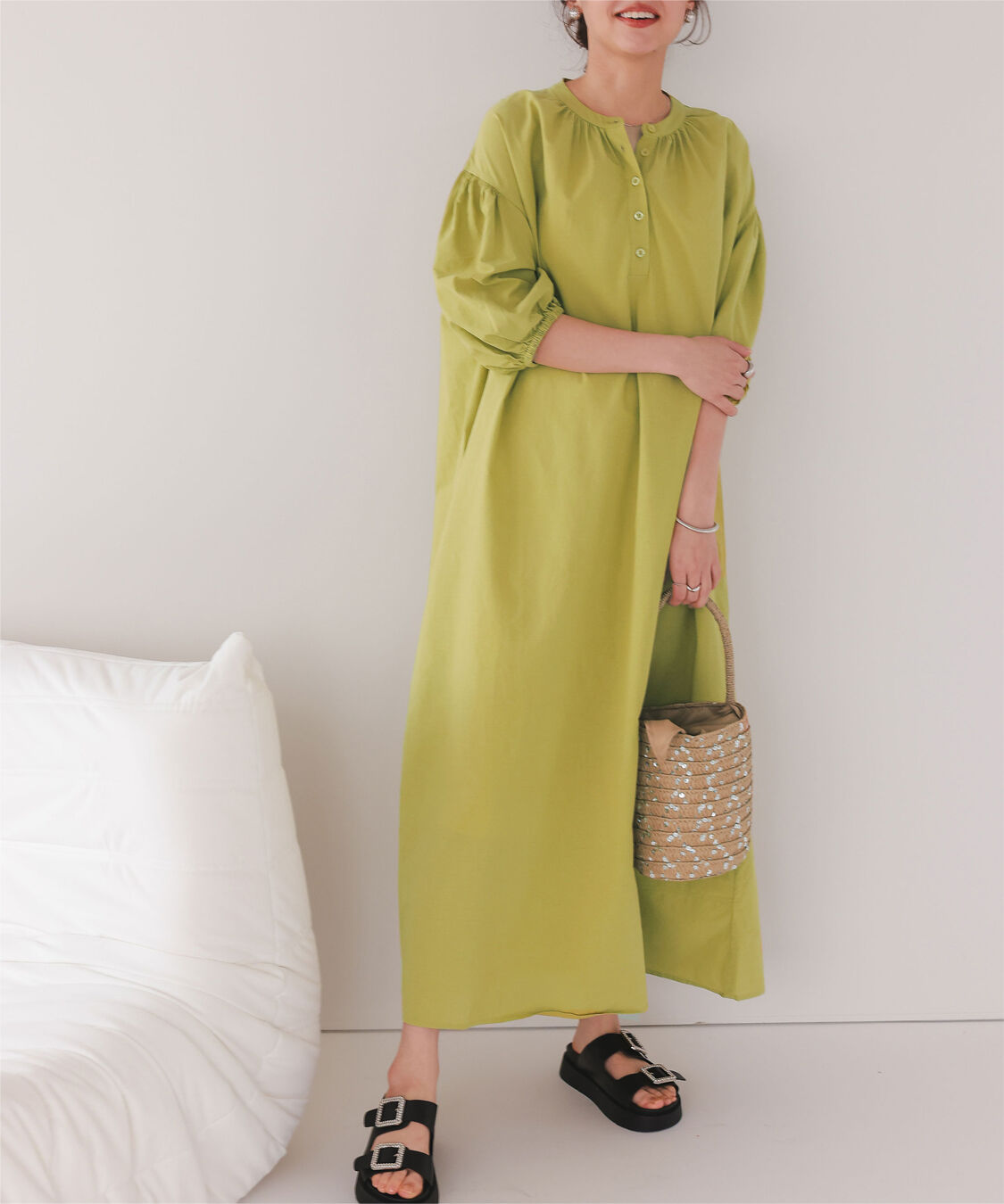 titivate「カフタンシャツワンピース」|ワンピース|