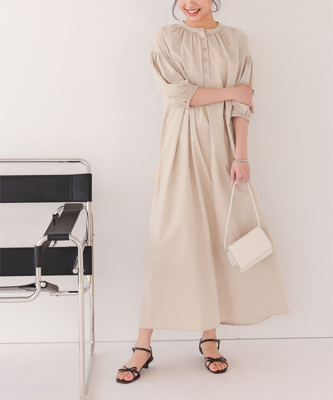 titivate「カフタンシャツワンピース」|ワンピース|