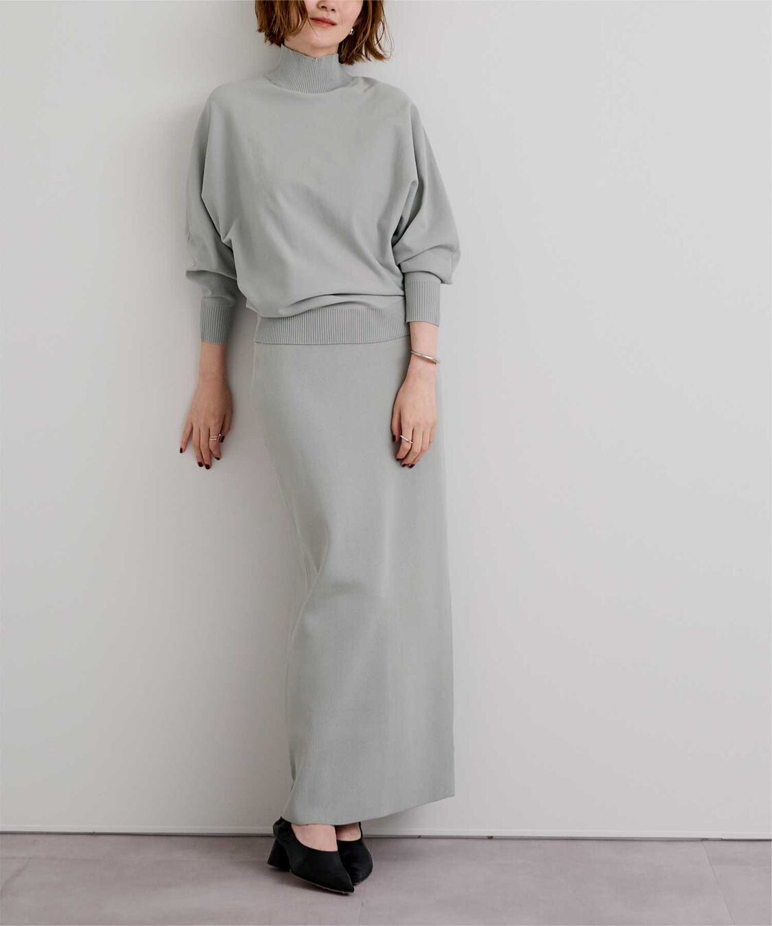 ur's「スポンディッシュ美シルエットニットタイトスカート」|スカート|