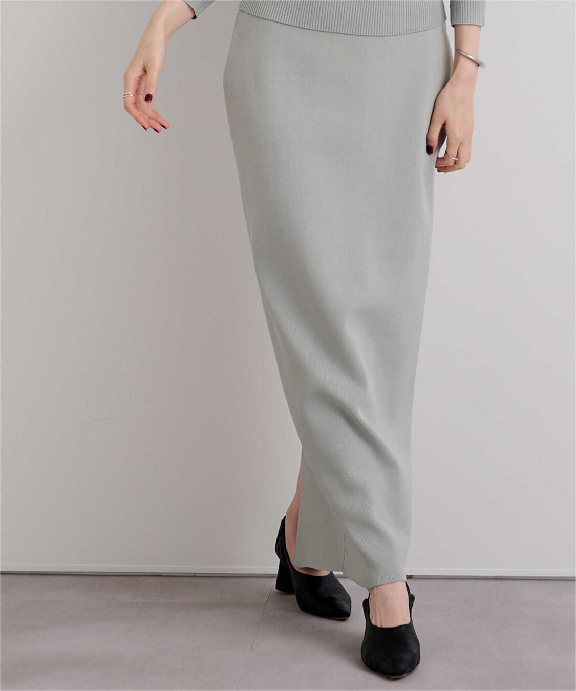 ur's「スポンディッシュ美シルエットニットタイトスカート」|スカート|