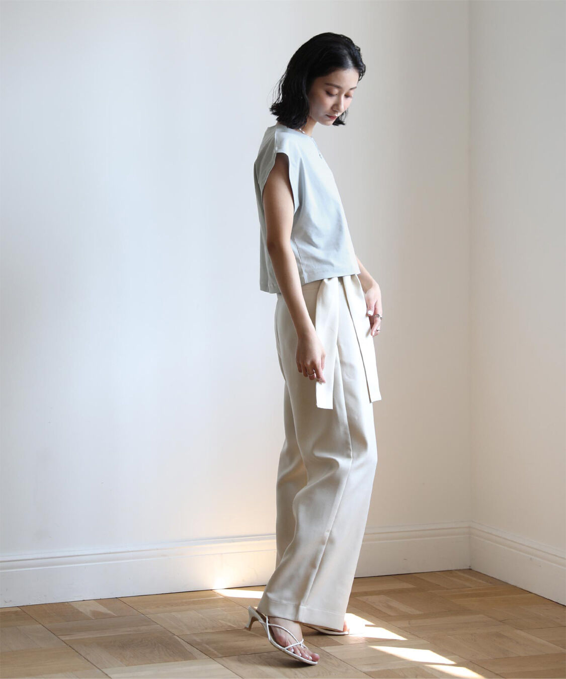 ur's「汗染み防止ワイドスリーブTシャツ」|Tシャツ・カットソー|