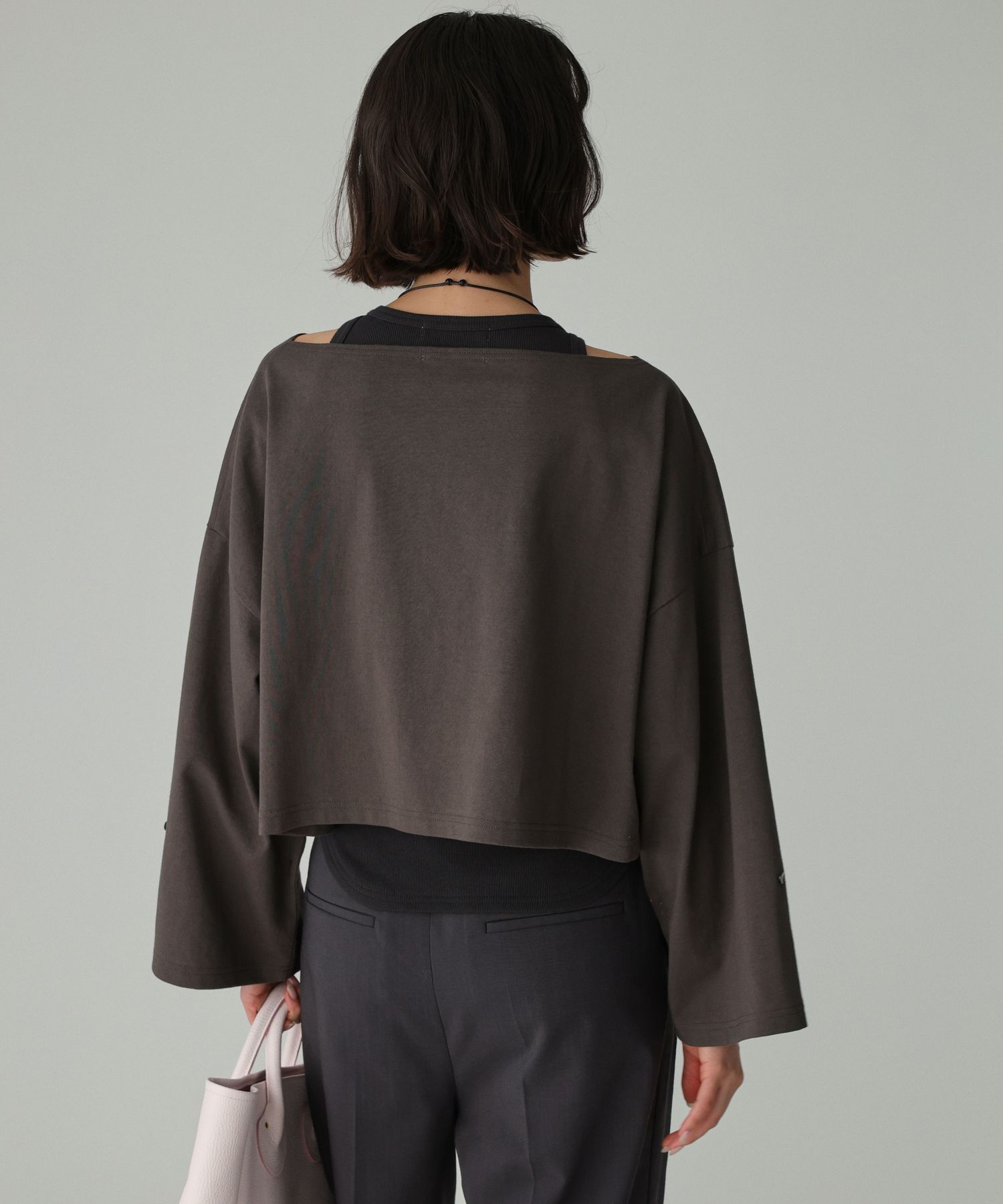 BABYLONE「ワイドショートT&times;タンクSET」|Tシャツ・カットソー|