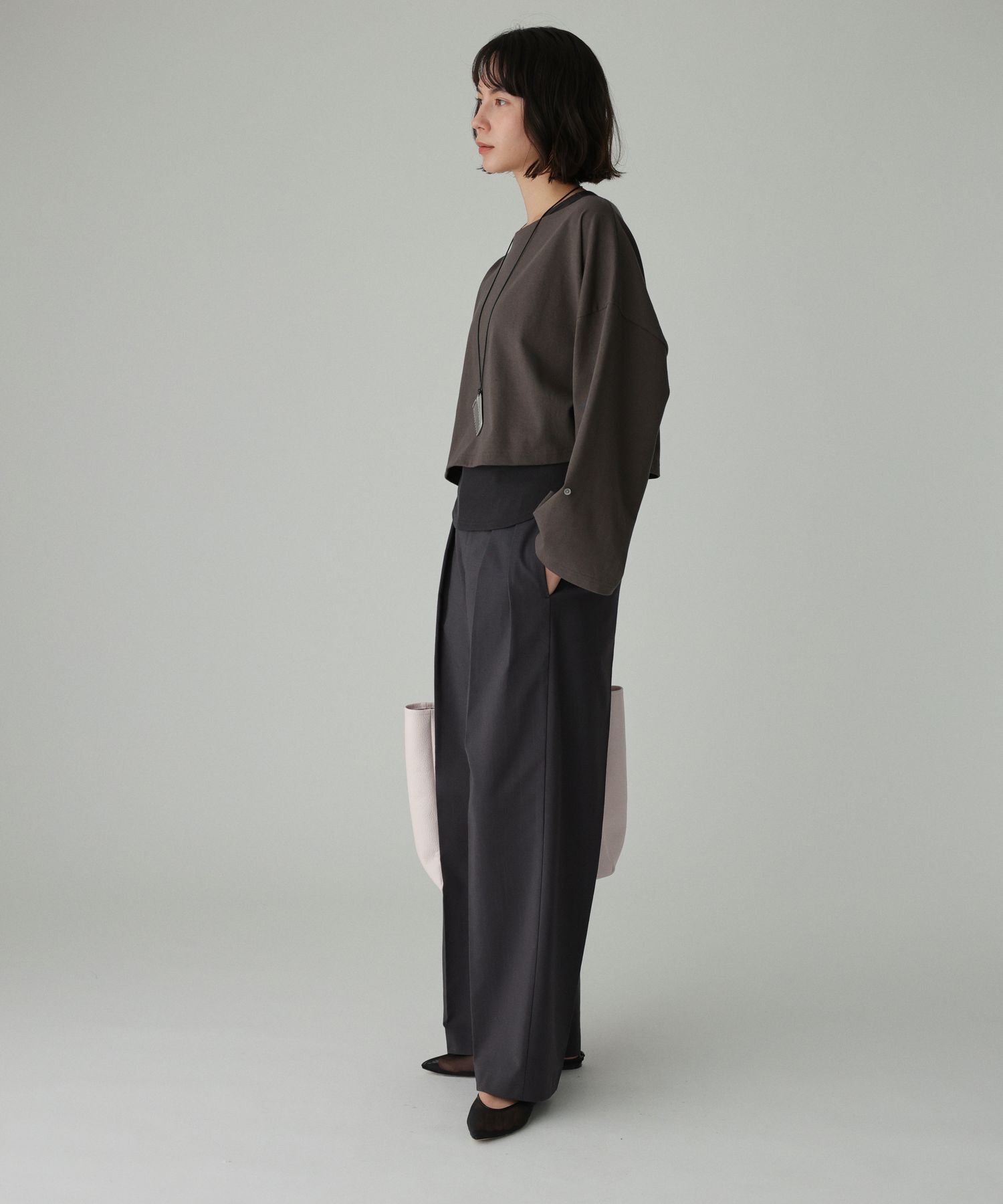 BABYLONE「ワイドショートT&times;タンクSET」|Tシャツ・カットソー|