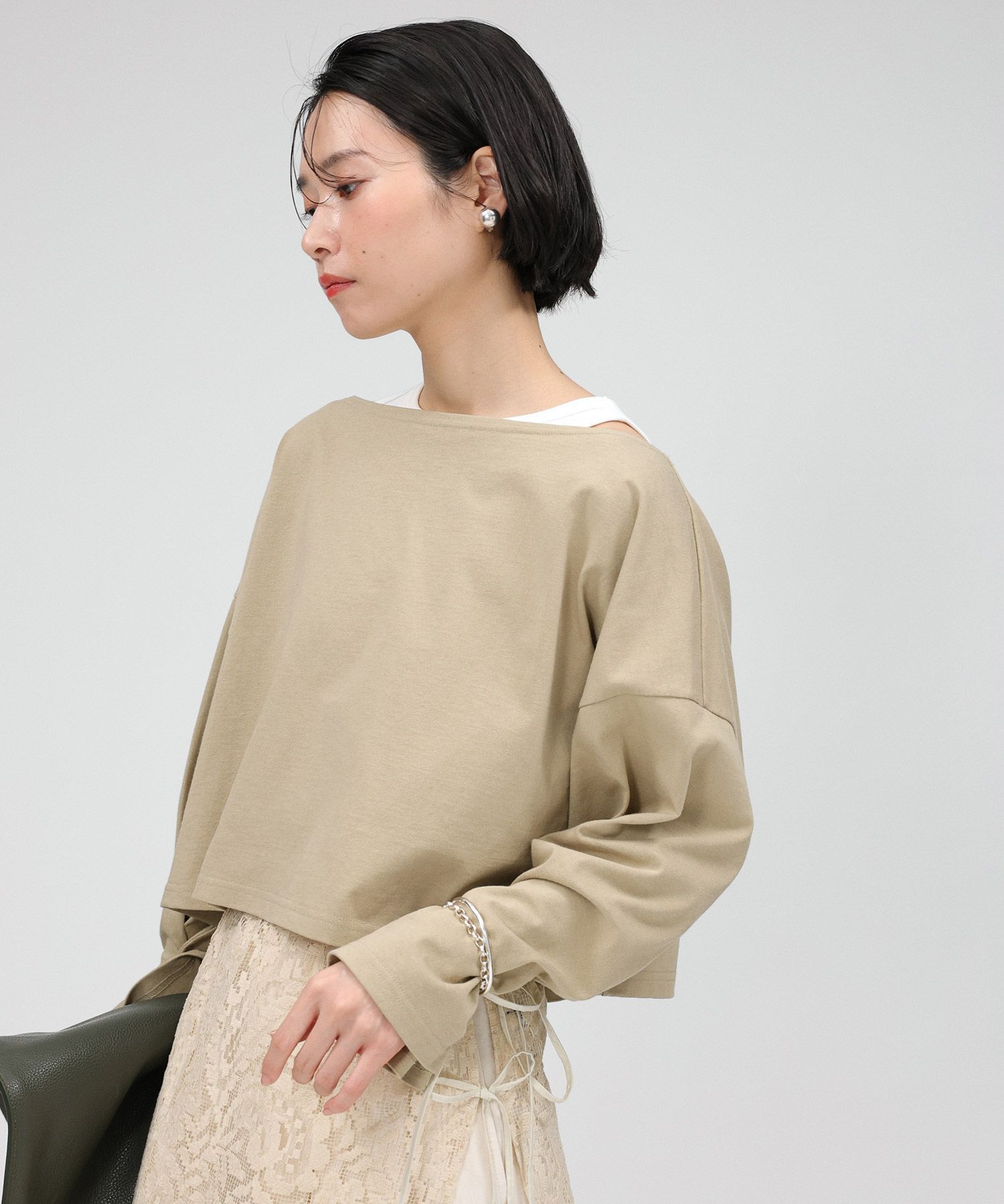 BABYLONE「ワイドショートT&times;タンクSET」|Tシャツ・カットソー|ｶｰｷ