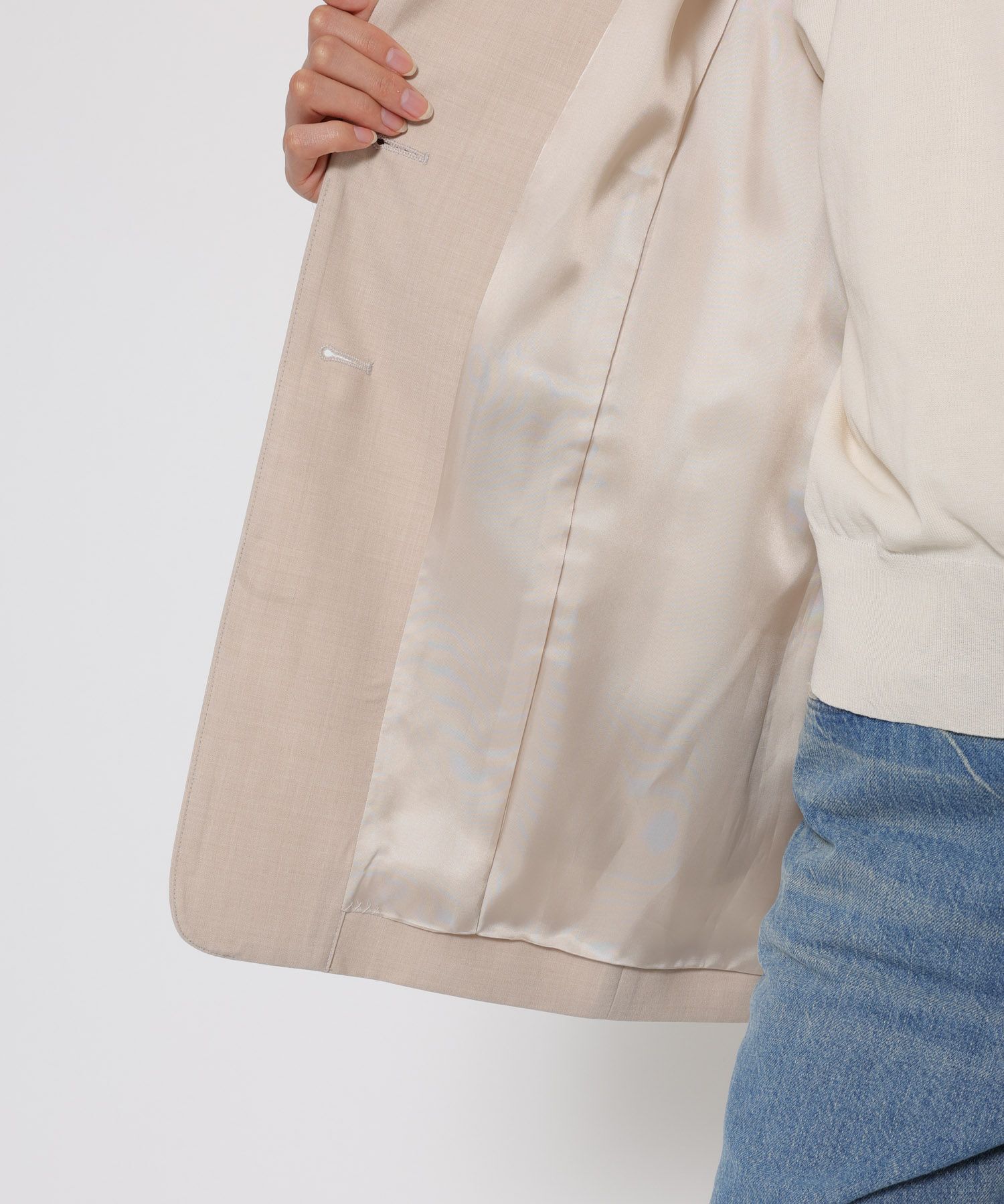 BABYLONE「オーバーシングルジャケット」|テーラードジャケット|