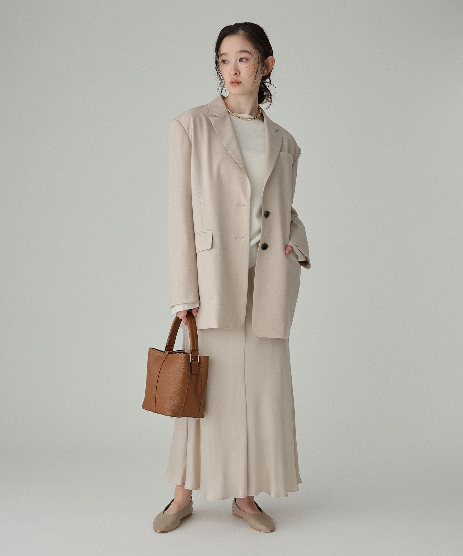 BABYLONE「オーバーシングルジャケット」|テーラードジャケット|