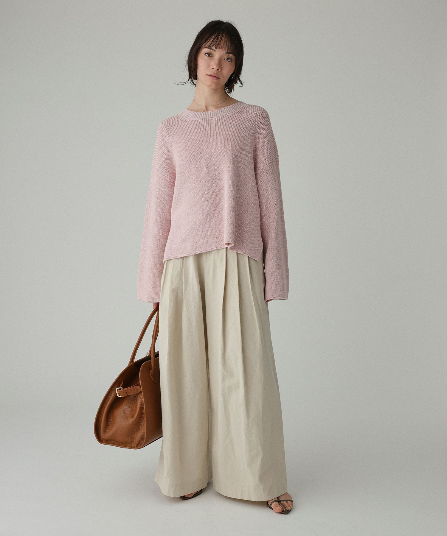 BABYLONE「カタアゼニットプルオーバー」|ニット・セーター|