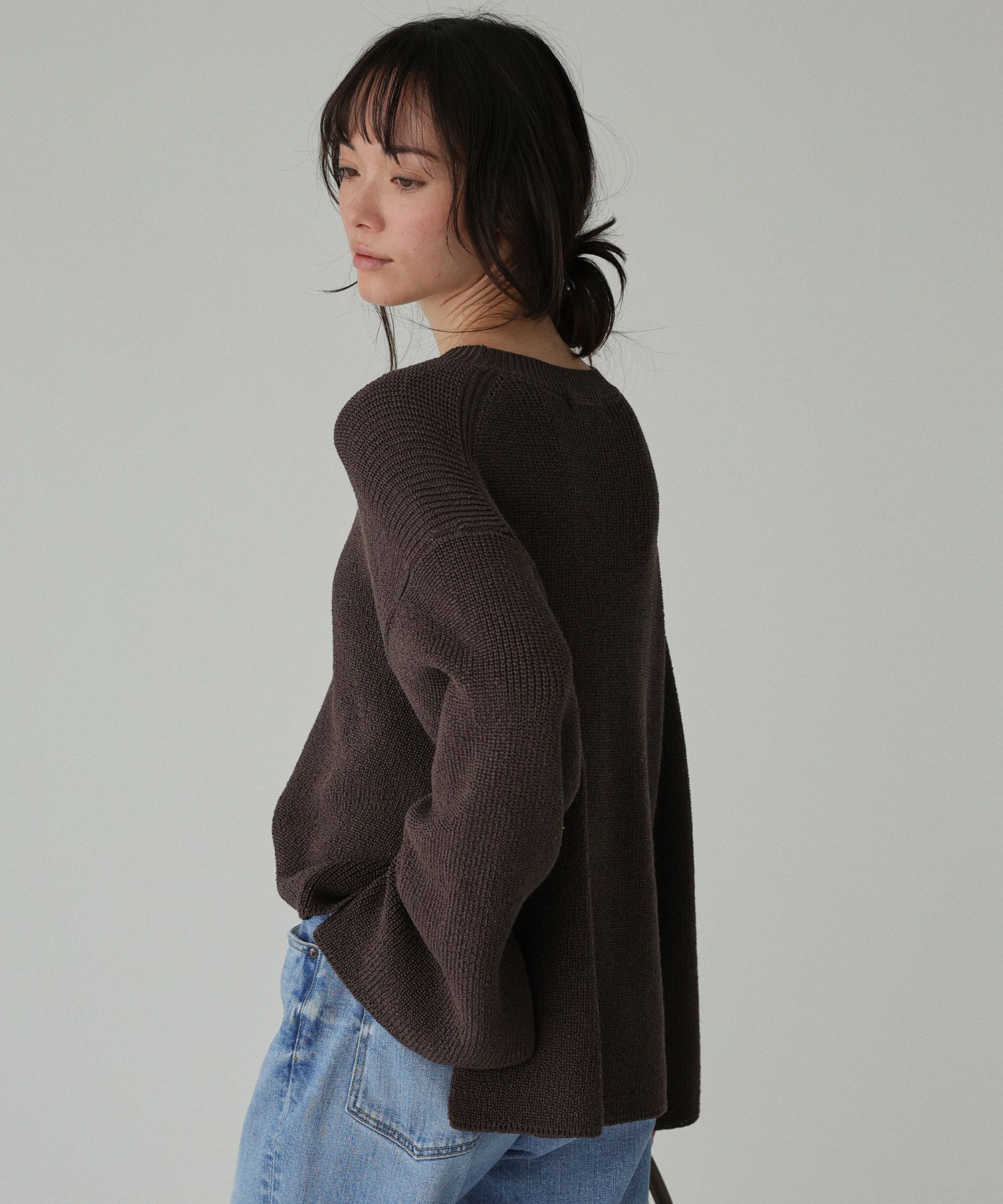 BABYLONE「カタアゼニットプルオーバー」|ニット・セーター|