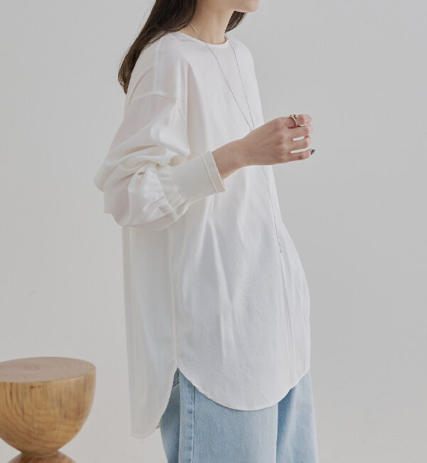  「【新色登場】レイヤードプルオーバーブラウス」|プルオーバー|