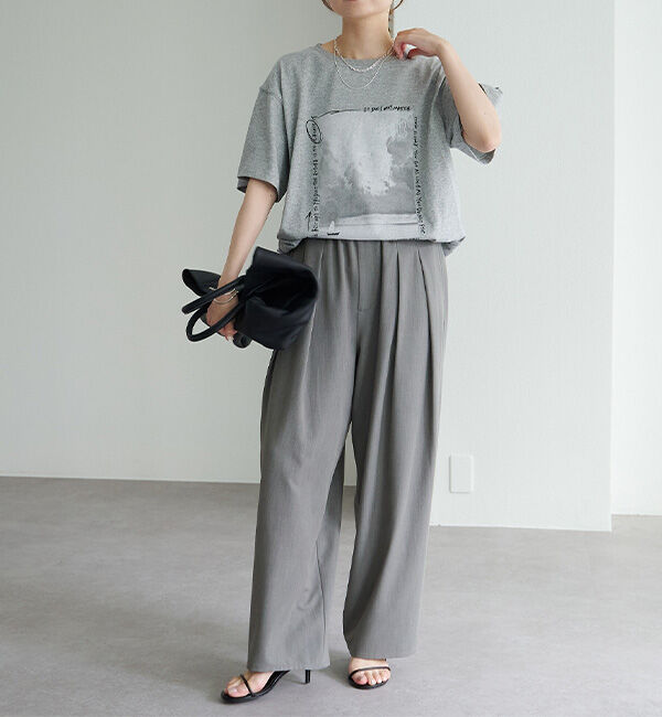  「【接触冷感+UVカット】フォトプリントTシャツ」|Tシャツ・カットソー|