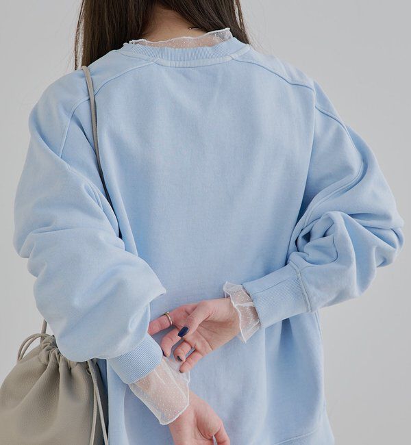  「【リバイバル】ドットチュールドッキングレイヤードカットソー」|Tシャツ・カットソー|