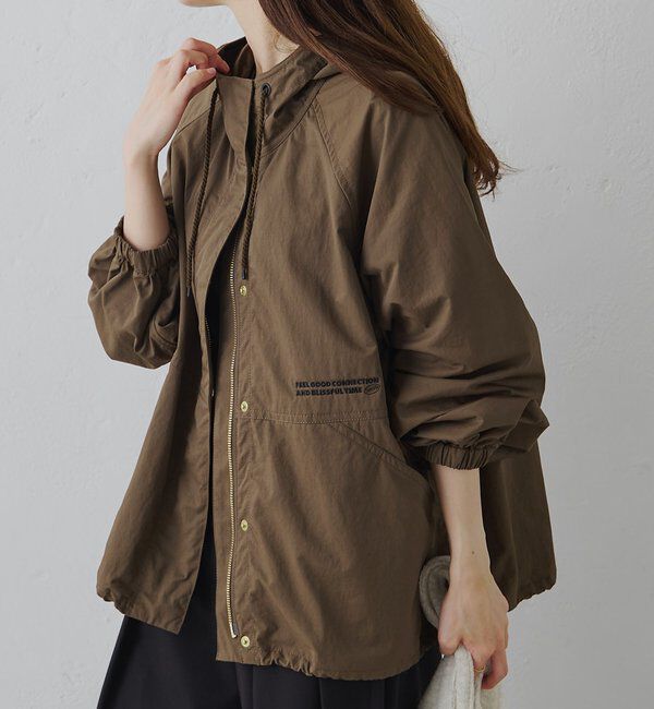  「【F&B】撥水リサイクルナイロンマウンテンパーカー」|テーラードジャケット|