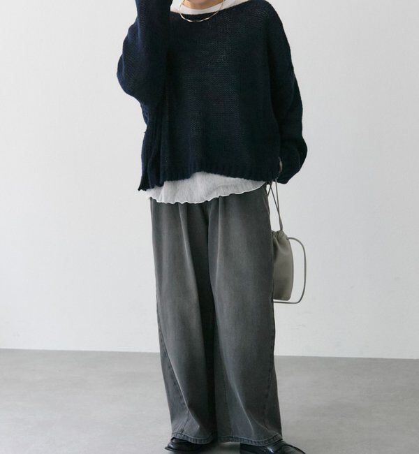  「3Gドロップ天竺ニットプルオーバー」|プルオーバー|