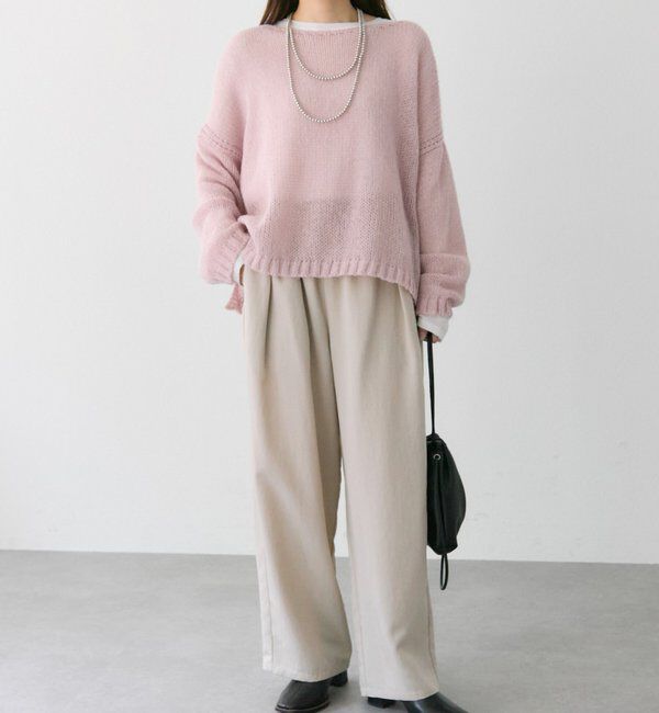  「3Gドロップ天竺ニットプルオーバー」|プルオーバー|