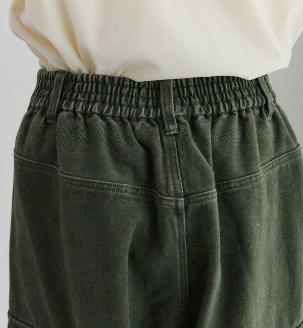  「ヴィンテージライクカーブシルエットカーゴパンツ」|カーゴ|