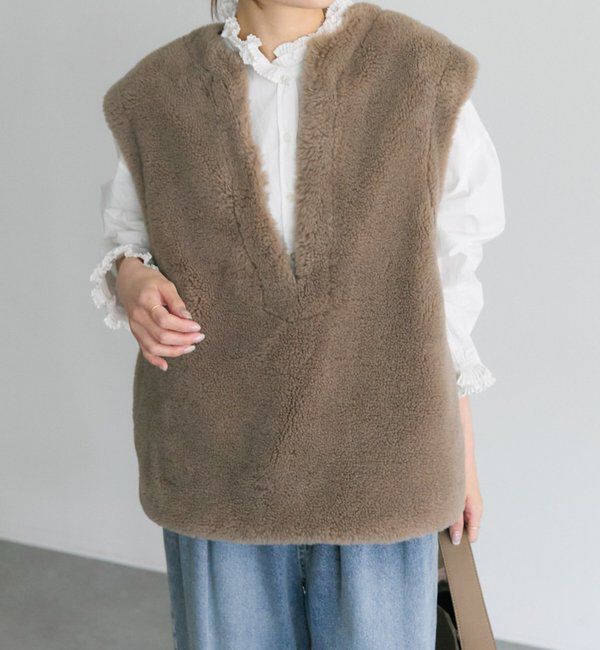  「リサイクルボアベスト」|ダウンベスト・ベスト|