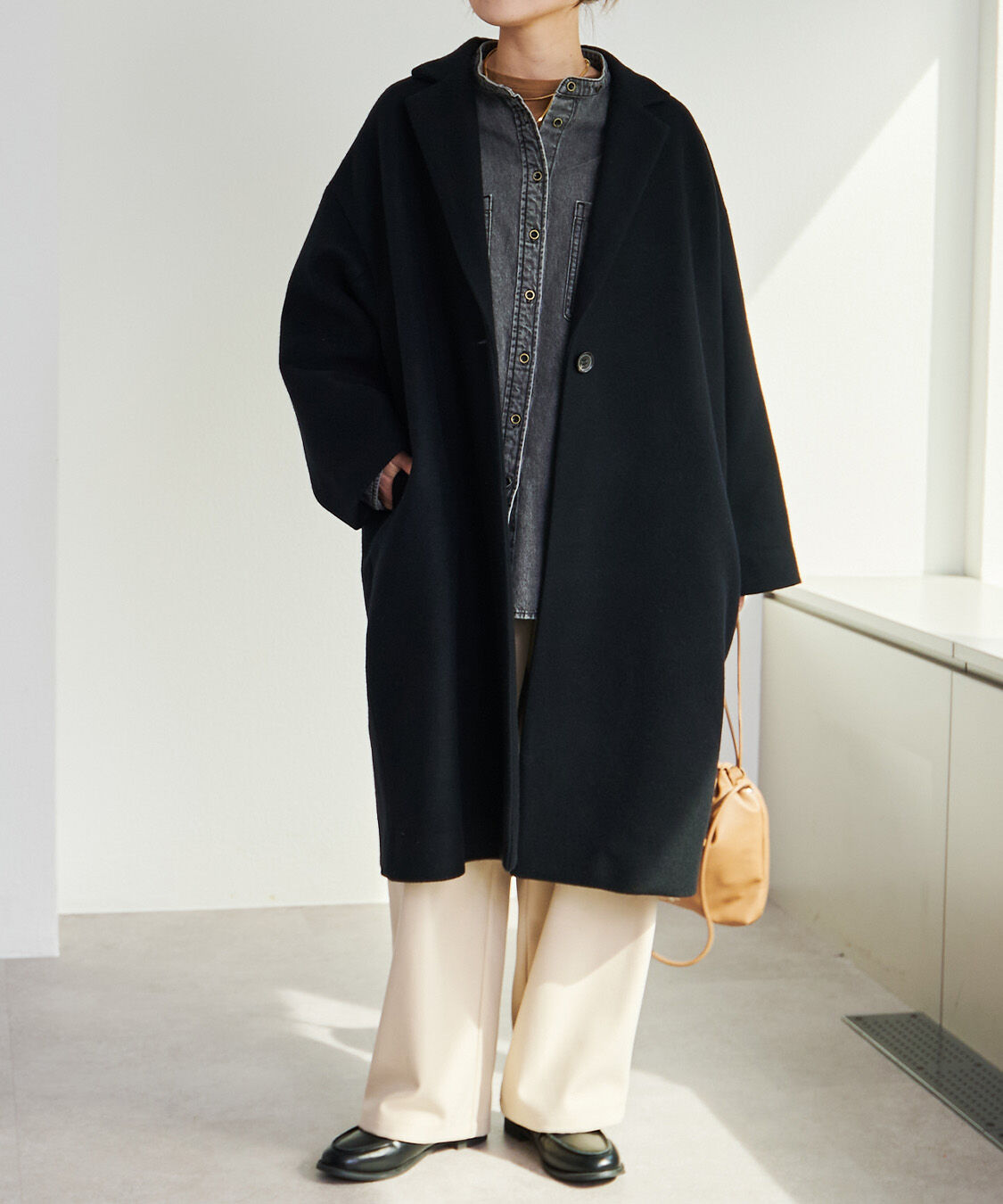  「【日本製】メルトンチェスターコート」|その他|