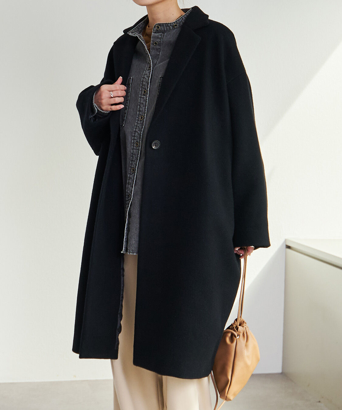  「【日本製】メルトンチェスターコート」|その他|