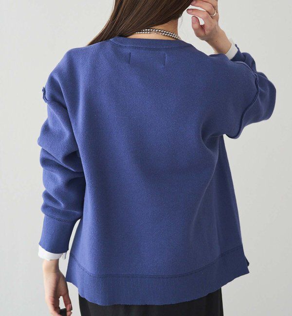  「スウェットライクダブルジャガードニット」|ニット・セーター|