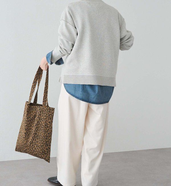  「スウェットライクダブルジャガードニット」|ニット・セーター|