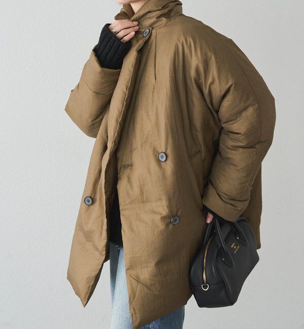  「リサイクルダウンテーラードコート」|ダッフルコート|