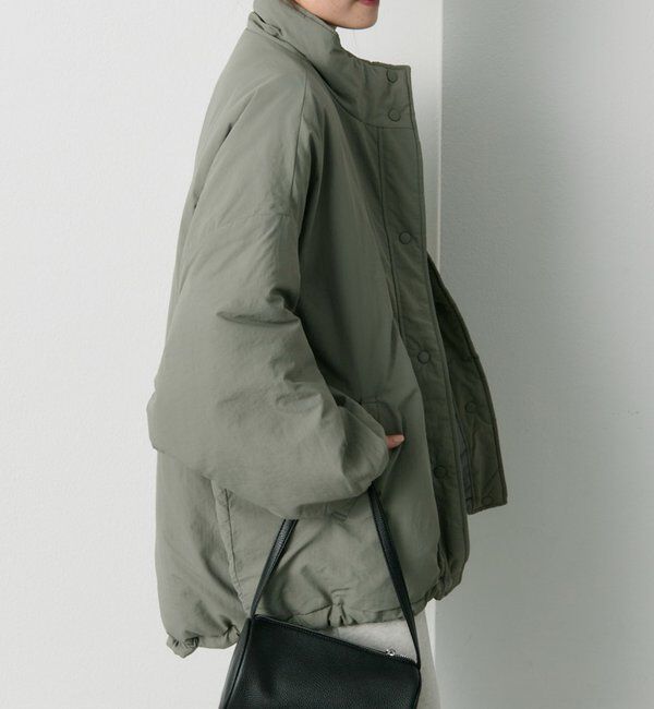  「【WEB限定】リバーシブルスタンドカラーパファージャケット」|テーラードジャケット|