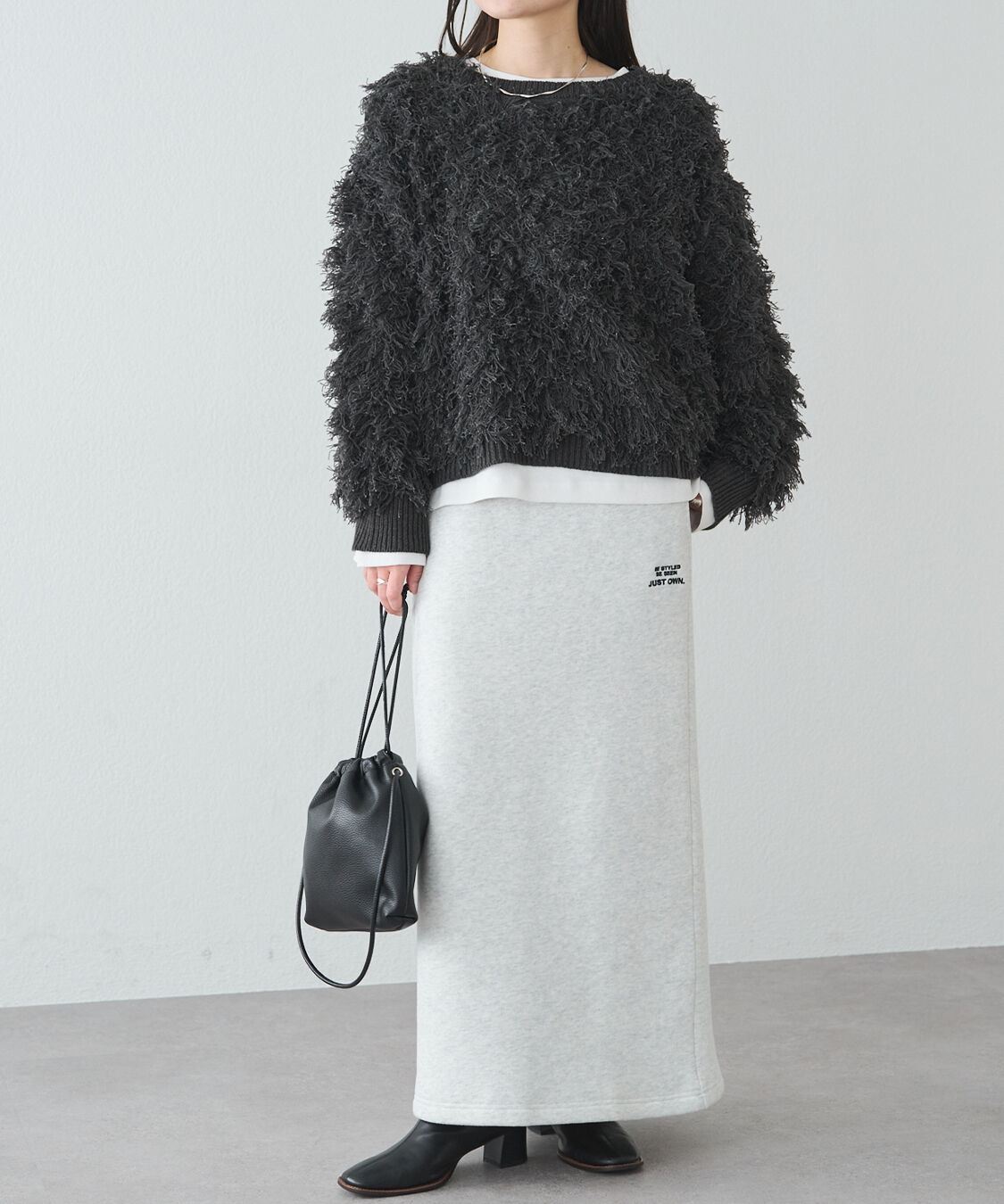  「裏ボアスウェットスカート」|スカート|
