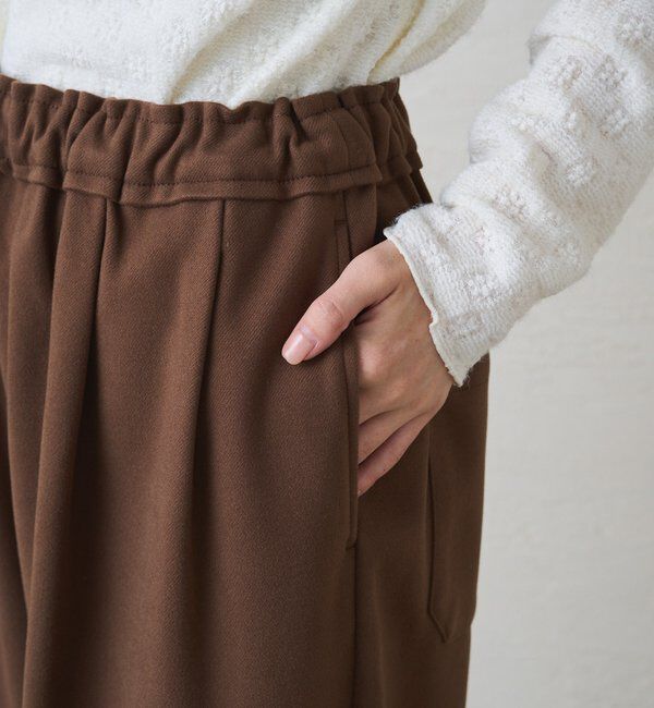  「ストレッチ起毛コクーンパンツ」|その他|