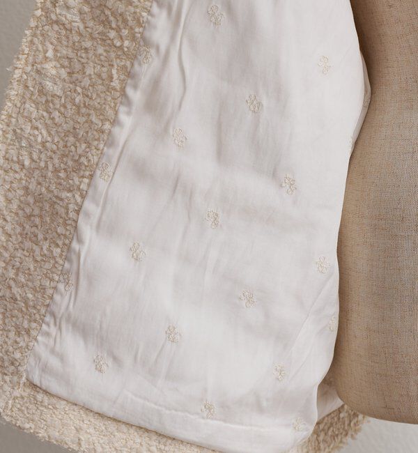  「アソートツィードノーカラージャケット」|テーラードジャケット|