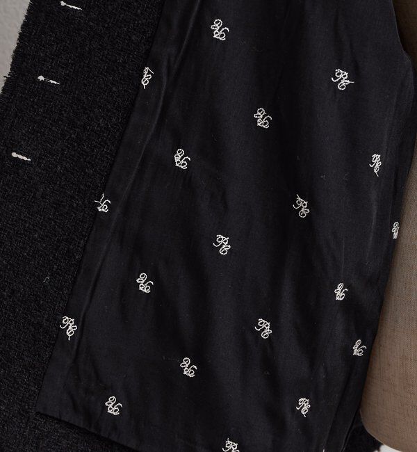  「アソートツィードノーカラージャケット」|テーラードジャケット|