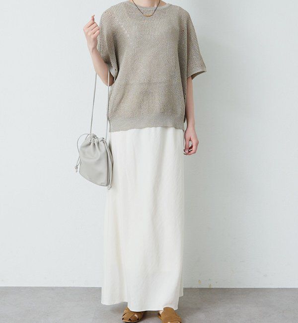  「ソフトツイルセミフレアスカート」|スカート|