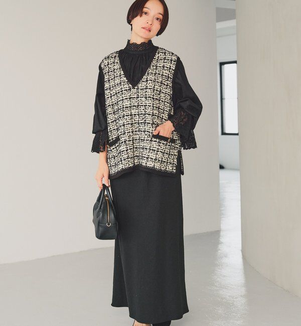  「ソフトツイルセミフレアスカート」|スカート|