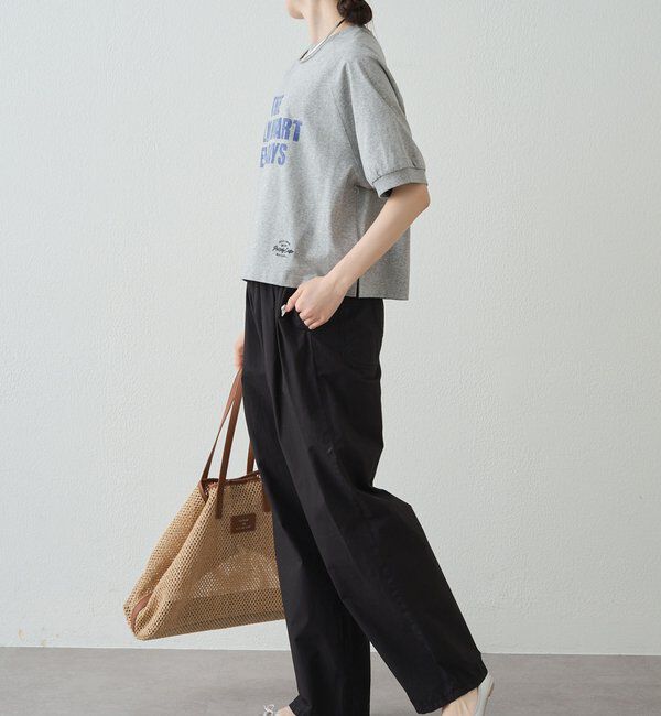  「【リニューアル/M・Lサイズあり】高密度コットン製品染めコクーンパンツ」|その他|