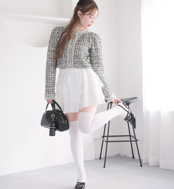  「リボン付きポインテッドストラップシューズ」|その他|