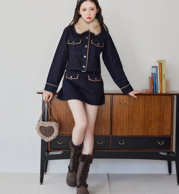  「【即日発送】ベルト付ミニスカート」|スカート|