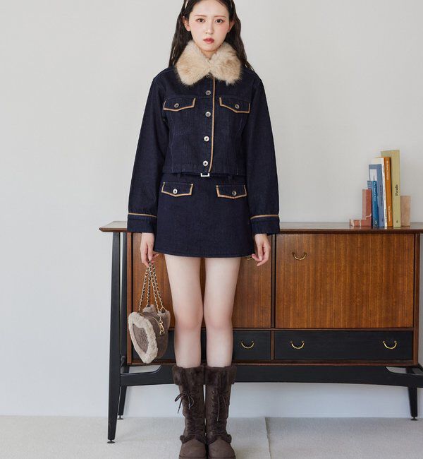  「【即日発送】ベルト付ミニスカート」|スカート|